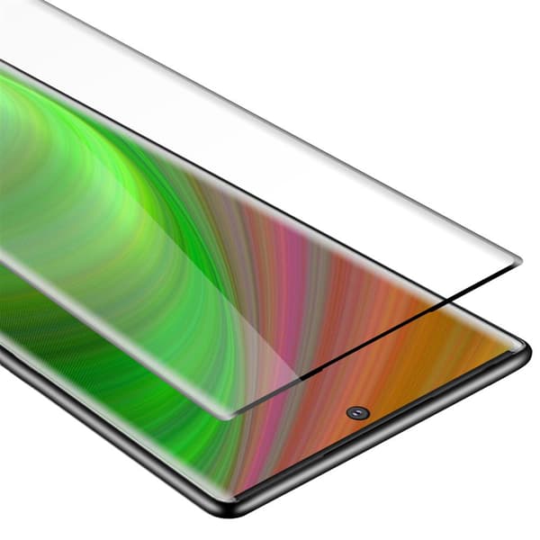 Skjermbeskytter Skärmskyddtil til Samsung Galaxy NOTE 10 PLUS Herdet Skjermglass Full Skjerm