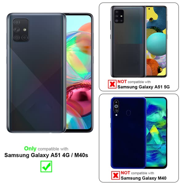 Samsung Galaxy A51 4G / M40s Karkaistu lasi / Suojalasi näytönsuoja Fullscreen Armour Film näytön suojakalvo 9H kovuudella ja 3D Touch