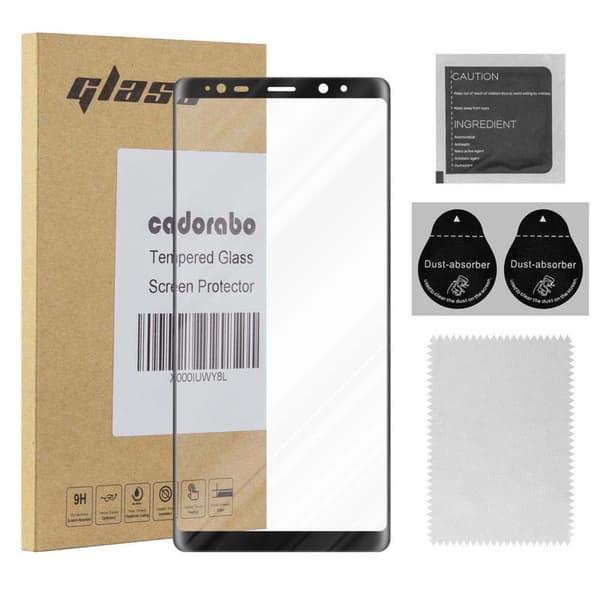 Skyddsfilm helt självhäftande för Samsung Galaxy NOTE 8 Skyddsglas Skärmskydd Full Glue (Tempered) härdat glas för skydd