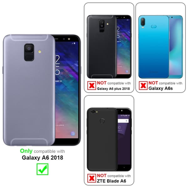 Skjermbeskytter Skärmskyddtil til Samsung Galaxy A6 2018 Herdet Skjermglass