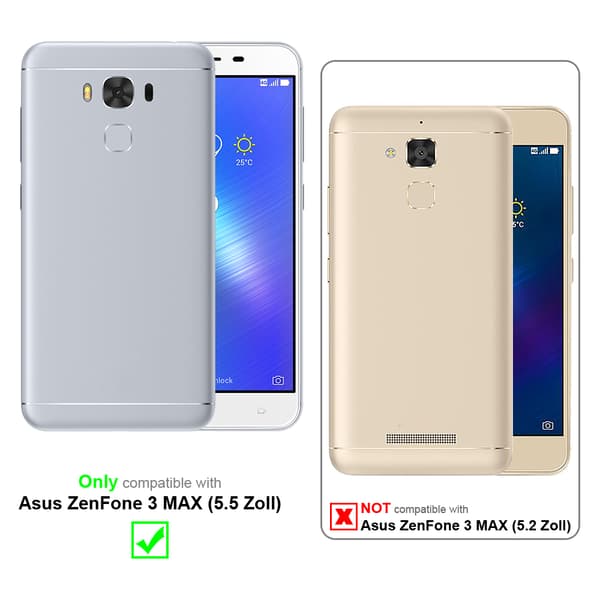 Asus ZenFone 3 MAX (5.5 Zoll) 3x Skærmbeskytter Beskyttelsesglas