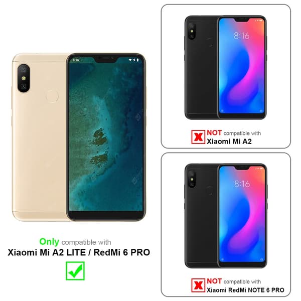 Xiaomi Mi A2 LITE / RedMi 6 PRO 3x Skærmbeskytter Beskyttelsesglas