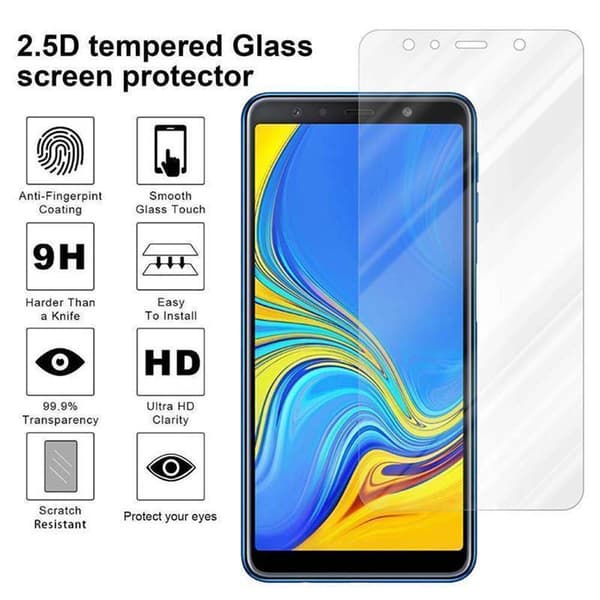 Samsung Galaxy A7 2018 Skærmbeskytter Beskyttelsesglas