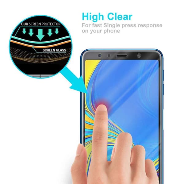 Samsung Galaxy A7 2018 Skærmbeskytter Beskyttelsesglas
