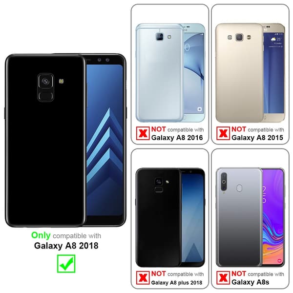 Samsung Galaxy A8 2018 Suojakalvo Karkaistu lasi / Suojalasi näytönsuoja 9H kovuudella ja 3D-kosketusyhteensopivuudella
