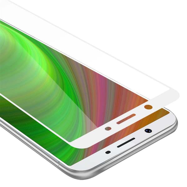 Vivo Y71 Karkaistu lasi / Suojalasi näytönsuoja Fullscreen Armour Film näytön suojakalvo 9H kovuudella ja 3D Touch LÄPINÄVÄ, VALKOINEN