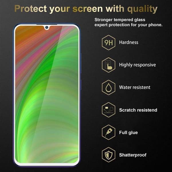 Vivo V11i Karkaistu lasi / Suojalasi näytönsuoja Fullscreen Armour Film näytön suojakalvo 9H kovuudella ja 3D Touch