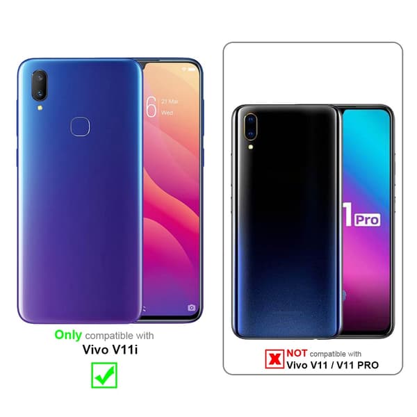 Vivo V11i Karkaistu lasi / Suojalasi näytönsuoja Fullscreen Armour Film näytön suojakalvo 9H kovuudella ja 3D Touch