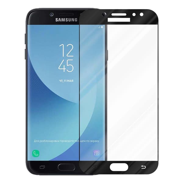 Skyddsglas för Samsung Galaxy J7 2018 Skyddsfilm Skärmskydd Full Screen Härdat (Tempered)-glas för skydd