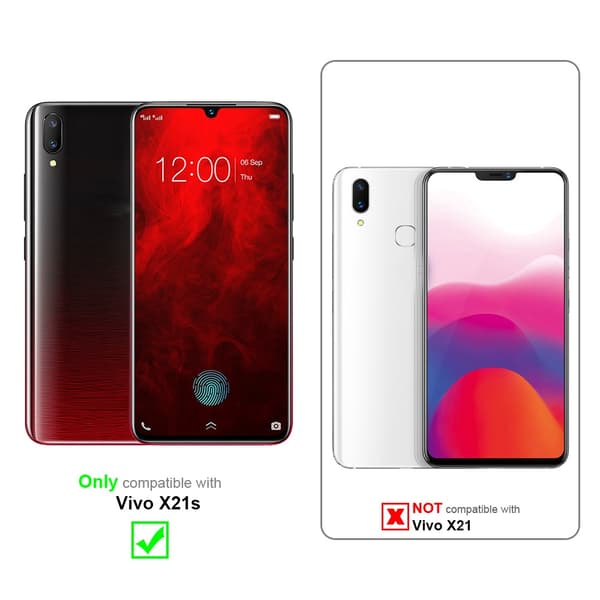 Skjermbeskytter Skärmskyddtil til Vivo X21s Herdet Skjermglass Full Skjerm