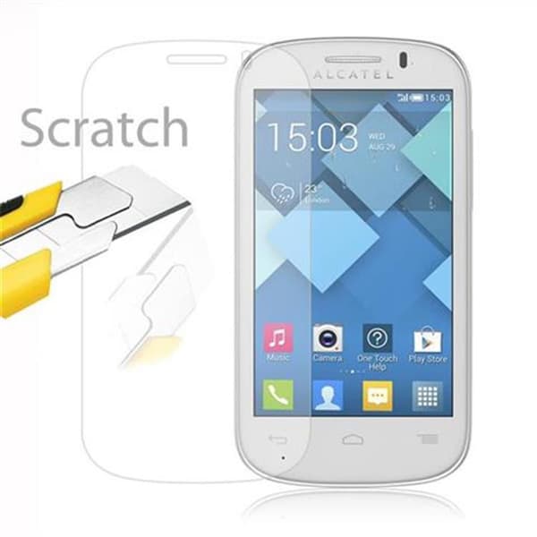 Skyddsfilm för Alcatel C3 Skärmskydd Skyddsglas Härdat (Tempered)-glas för skydd