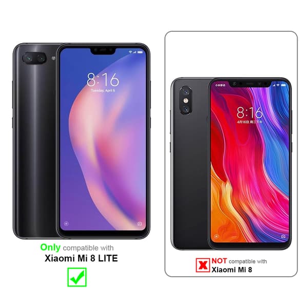 Xiaomi Mi 8 LITE 3x Skärmskydd Skyddsglas Skyddsfilm Härdat (Tempered)-glas för skydd