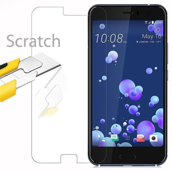 HTC OCEAN / U11 Suojakalvo Karkaistu lasi / Suojalasi näytönsuoja 9H kovuudella ja 3D-kosketusyhteensopivuudella