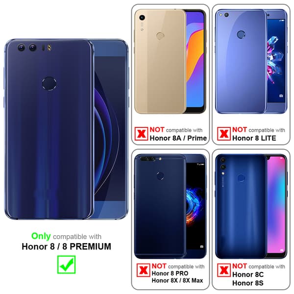 Skyddsfilm för Honor 8 / 8 PREMIUM Skärmskydd Skyddsglas Härdat (Tempered)-glas för skydd