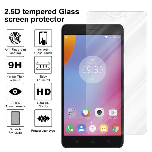 Skyddsfilm för Lenovo K6 NOTE Skärmskydd Skyddsglas Härdat (Tempered)-glas för skydd
