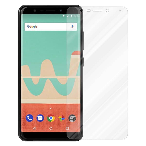 Skjermbeskytter Skärmskyddtil til WIKO VIEW GO Herdet Skjermglass