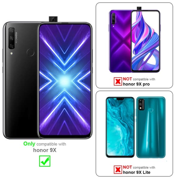 Honor 9X Karkaistu lasi / Suojalasi näytönsuoja Fullscreen Armour Film näytön suojakalvo 9H kovuudella ja 3D Touch