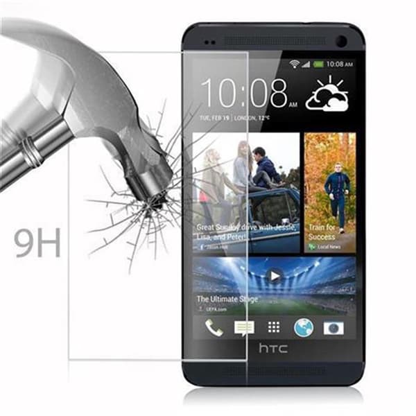 HTC ONE E8 Suojakalvo Karkaistu lasi / Suojalasi näytönsuoja 9H kovuudella ja 3D-kosketusyhteensopivuudella