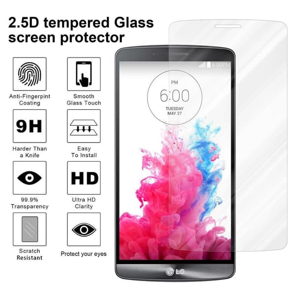 LG G3 Skærmbeskytter Beskyttelsesglas