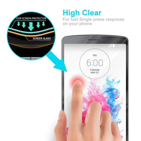 LG G3 Skærmbeskytter Beskyttelsesglas