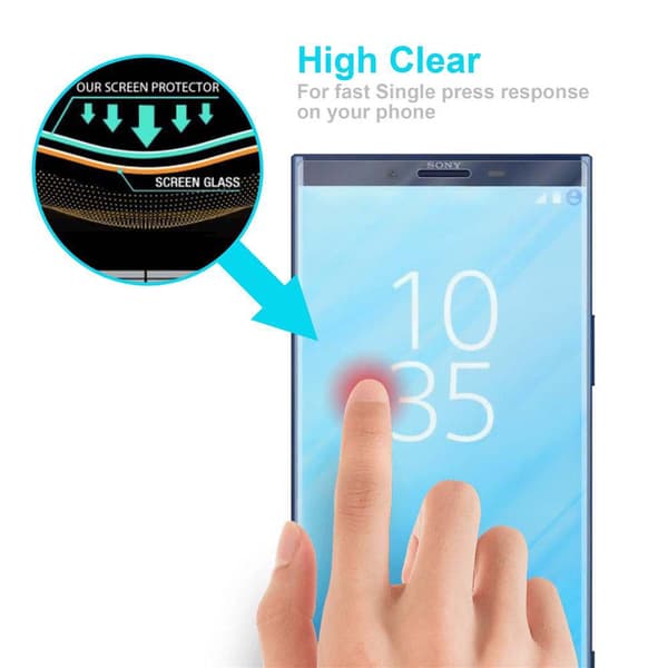 Skyddsfilm för Sony Xperia XZ PRO Skärmskydd Skyddsglas Härdat (Tempered)-glas för skydd