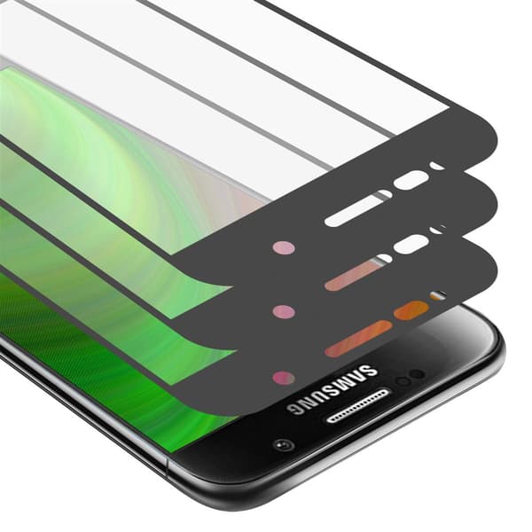 3x Skjermbeskytter Skärmskyddtil til Samsung Galaxy S6 Herdet Skjermglass Full Skjerm