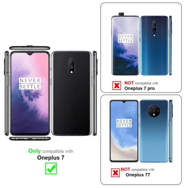 3x OnePlus 7 Karkaistu lasi / Suojalasi näytönsuoja Suojakalvo 9H kovuudella ja 3D Touch -yhteensopivuudella