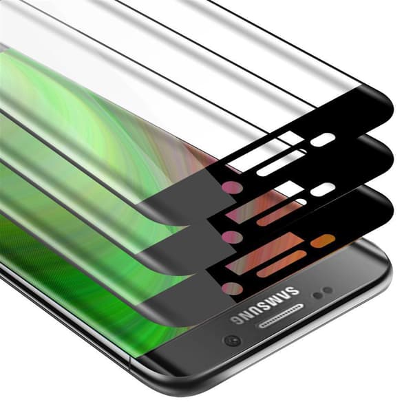 3x Samsung Galaxy S6 EDGE PLUS Suojakalvo Karkaistu lasi / Suojalasi näytönsuoja 3-pack näyttölasia 9H kovuudella ja 3D Touchin kanssa fullscreen