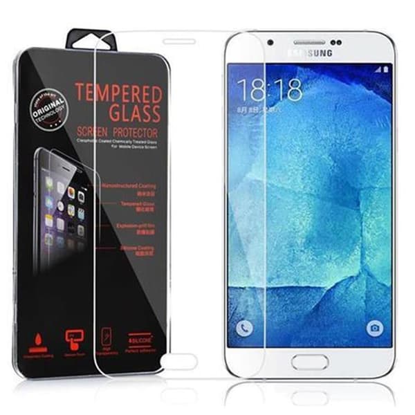 Samsung Galaxy A8 2015 Suojakalvo Karkaistu lasi / Suojalasi näytönsuoja 9H kovuudella ja 3D-kosketusyhteensopivuudella