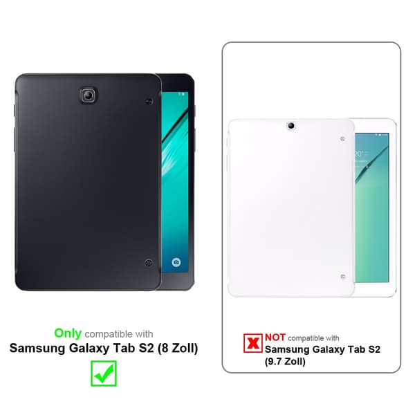 Skyddsfilm för Samsung Galaxy Tab S2 (8 Tull) Skärmskydd Härdat (Tempered)-glas för skydd