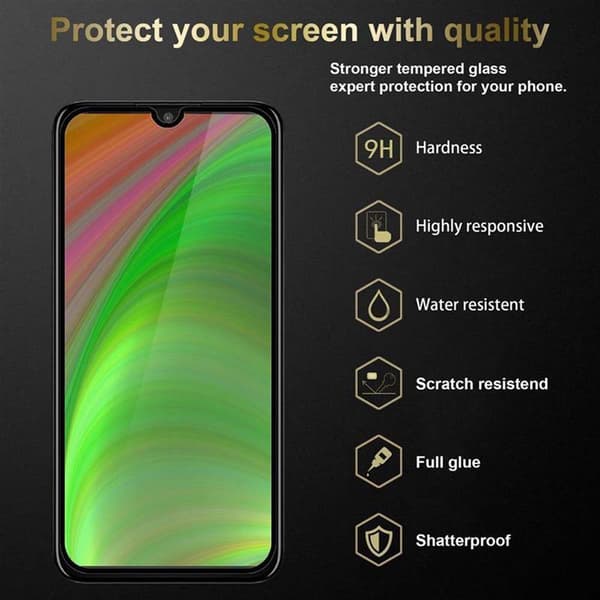 Skjermbeskytter Skärmskyddtil til Motorola ONE PRO / ONE ZOOM Herdet Skjermglass Full Skjerm