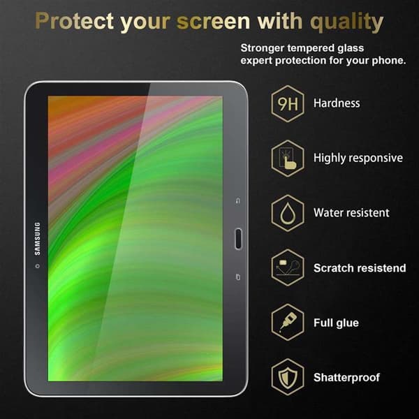 Samsung Galaxy Tab 4 (10.1 Zoll) 3x Skærmbeskytter Beskyttelsesglas