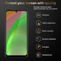 Miniatyrbild 3 av 8: Motorola MOTO G8 PLUS 3x Skyddsglas Skärmskydd Skyddsfilm Härdat (Tempered)-glas för skydd Full Cover