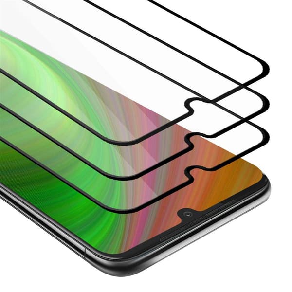 Motorola MOTO G8 PLUS 3x Skyddsglas Skärmskydd Skyddsfilm Härdat (Tempered)-glas för skydd Full Cover