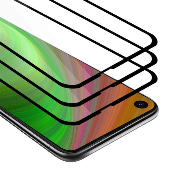 Motorola ONE ACTION 3x Skyddsglas Skärmskydd Skyddsfilm Härdat (Tempered)-glas för skydd Full Cover
