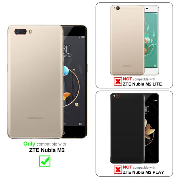 3x ZTE Nubia M2 Karkaistu lasi / Suojalasi näytönsuoja Suojakalvo 9H kovuudella ja 3D Touch -yhteensopivuudella