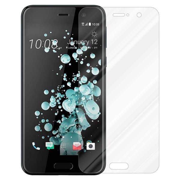 HTC U PLAY Suojakalvo Karkaistu lasi / Suojalasi näytönsuoja 9H kovuudella ja 3D-kosketusyhteensopivuudella