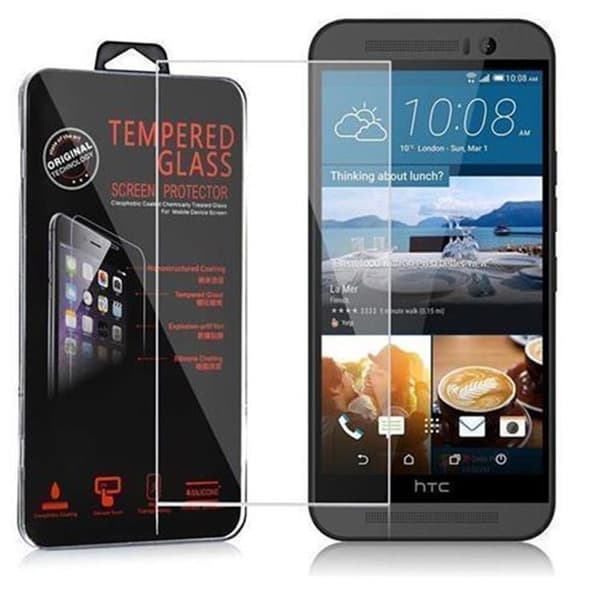 HTC ONE M9 Suojakalvo Karkaistu lasi / Suojalasi näytönsuoja 9H kovuudella ja 3D-kosketusyhteensopivuudella
