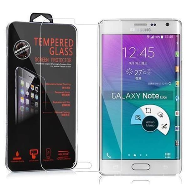 Skjermbeskytter Skärmskyddtil til Samsung Galaxy S6 EDGE Herdet Skjermglass