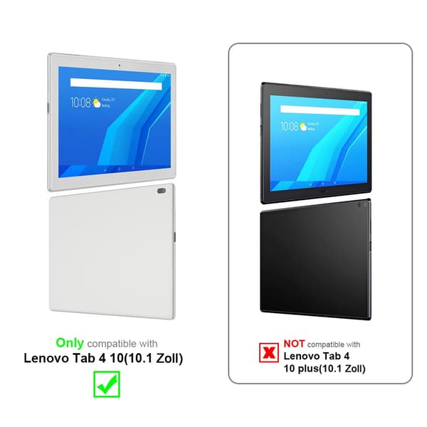 3x Skjermbeskytter Skärmskyddtil til Lenovo Tab 4 10 (10.1 Toll) Herdet Skjermglass Nettbrett