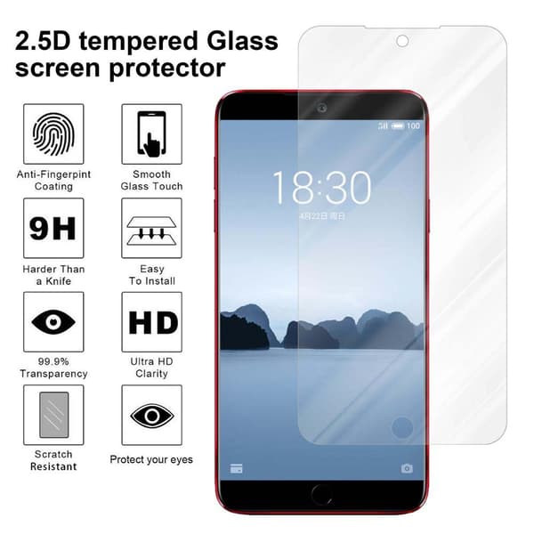 Skyddsfilm för MEIZU 15 LITE Skärmskydd Skyddsglas Härdat (Tempered)-glas för skydd
