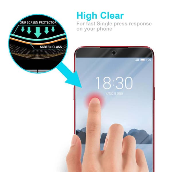 Skyddsfilm för MEIZU 15 LITE Skärmskydd Skyddsglas Härdat (Tempered)-glas för skydd