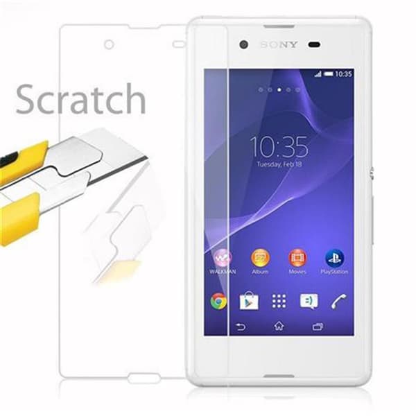 Sony Xperia E3 Suojakalvo Karkaistu lasi / Suojalasi näytönsuoja 9H kovuudella ja 3D-kosketusyhteensopivuudella