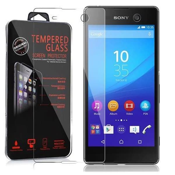 Sony Xperia M5 Suojakalvo Karkaistu lasi / Suojalasi näytönsuoja 9H kovuudella ja 3D-kosketusyhteensopivuudella