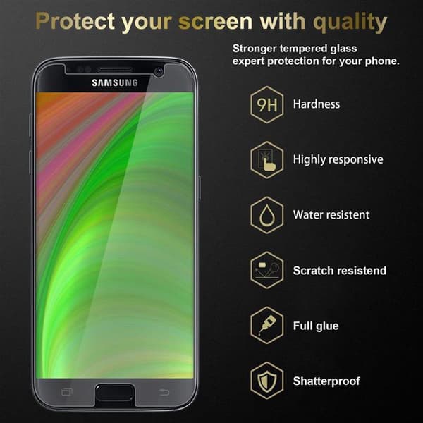 3x Samsung Galaxy S7 Karkaistu lasi / Suojalasi näytönsuoja Suojakalvo 9H kovuudella ja 3D Touch -yhteensopivuudella