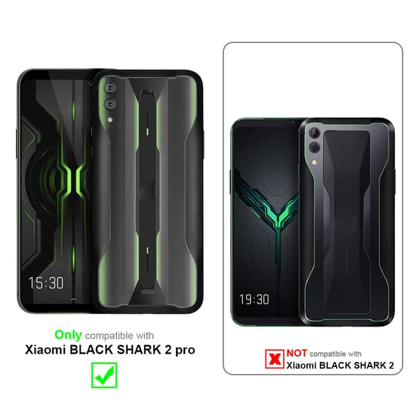 Xiaomi BLACK SHARK 2 PRO 3x Skärmskydd Skyddsglas Skyddsfilm Härdat (Tempered)-glas för skydd