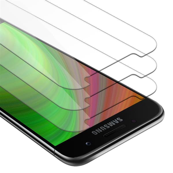 3x Samsung Galaxy A3 2017 Karkaistu lasi / Suojalasi näytönsuoja Suojakalvo 9H kovuudella ja 3D Touch -yhteensopivuudella