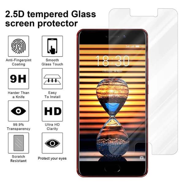 MEIZU PRO 7 Skærmbeskytter Beskyttelsesglas