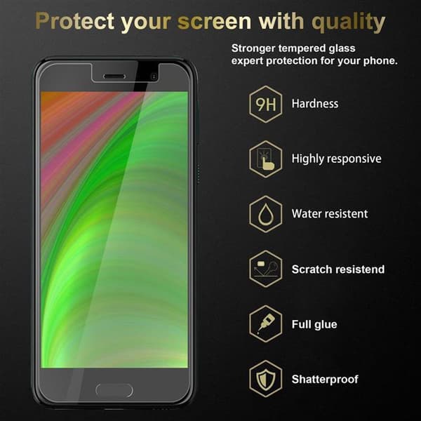 3x HTC U PLAY Karkaistu lasi / Suojalasi näytönsuoja Suojakalvo 9H kovuudella ja 3D Touch -yhteensopivuudella