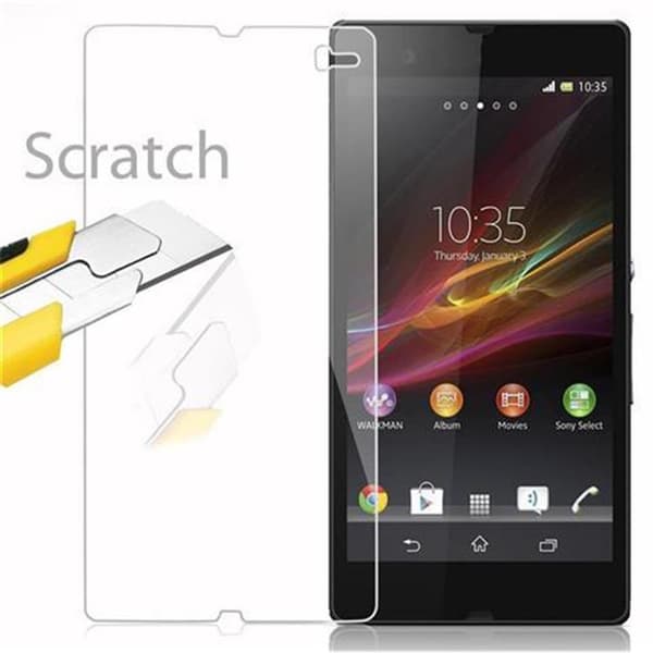 Sony Xperia Z Suojakalvo Karkaistu lasi / Suojalasi näytönsuoja 9H kovuudella ja 3D-kosketusyhteensopivuudella